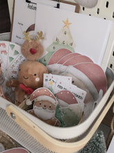 Load image into Gallery viewer, CHRISTMAS SANTA'S VILLAGE MORNING BASKET