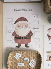 Load image into Gallery viewer, CHRISTMAS SANTA'S VILLAGE MORNING BASKET