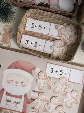 Load image into Gallery viewer, CHRISTMAS SANTA'S VILLAGE MORNING BASKET