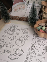 Load image into Gallery viewer, CHRISTMAS SANTA'S VILLAGE MORNING BASKET