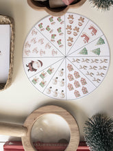 Load image into Gallery viewer, CHRISTMAS SANTA'S VILLAGE MORNING BASKET