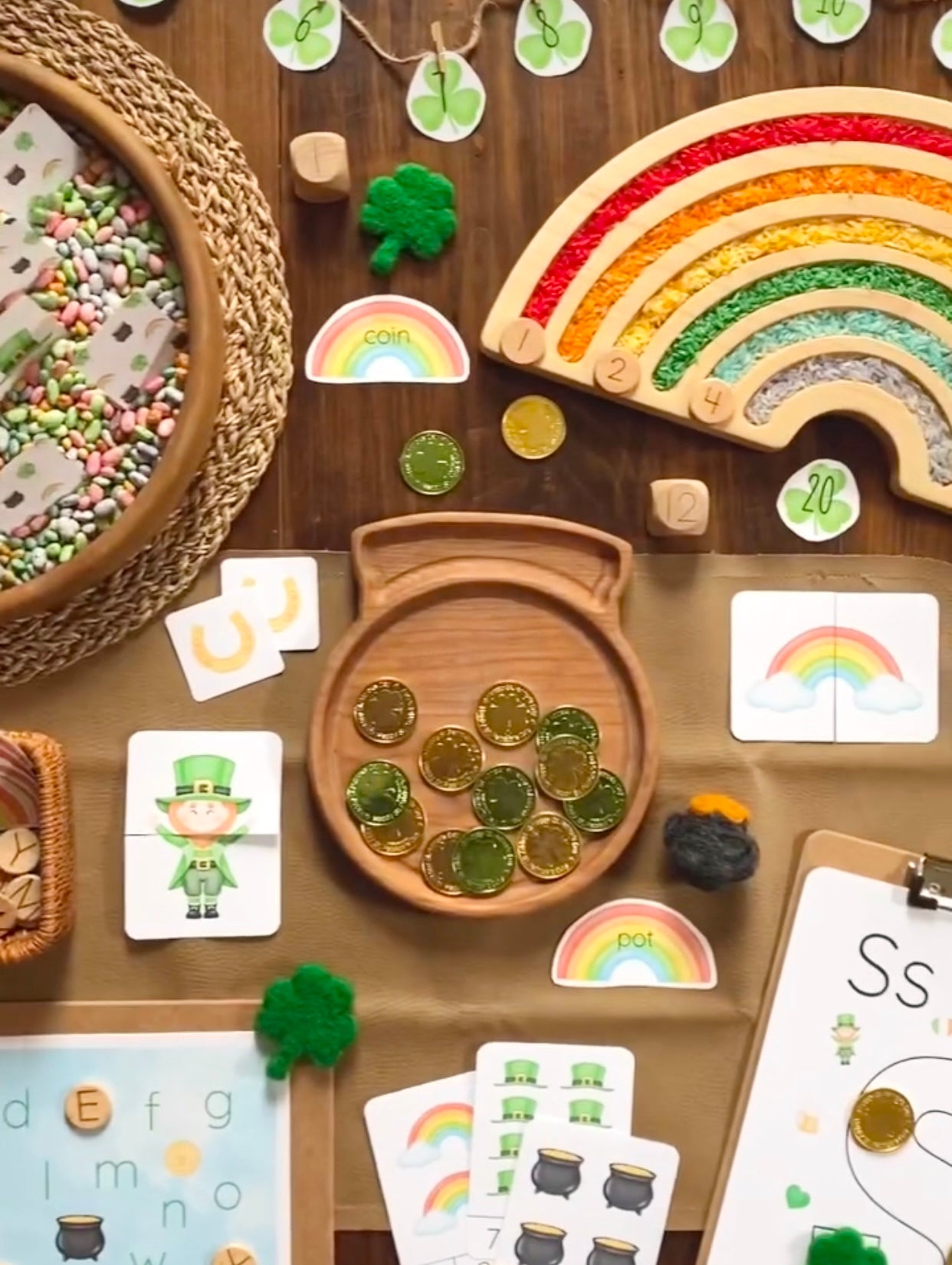 ST PATRICKS DAY MORNING BASKET