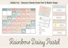 Load image into Gallery viewer, RAINBOW DAISY PASTEL CLASSROOM BUNDLE