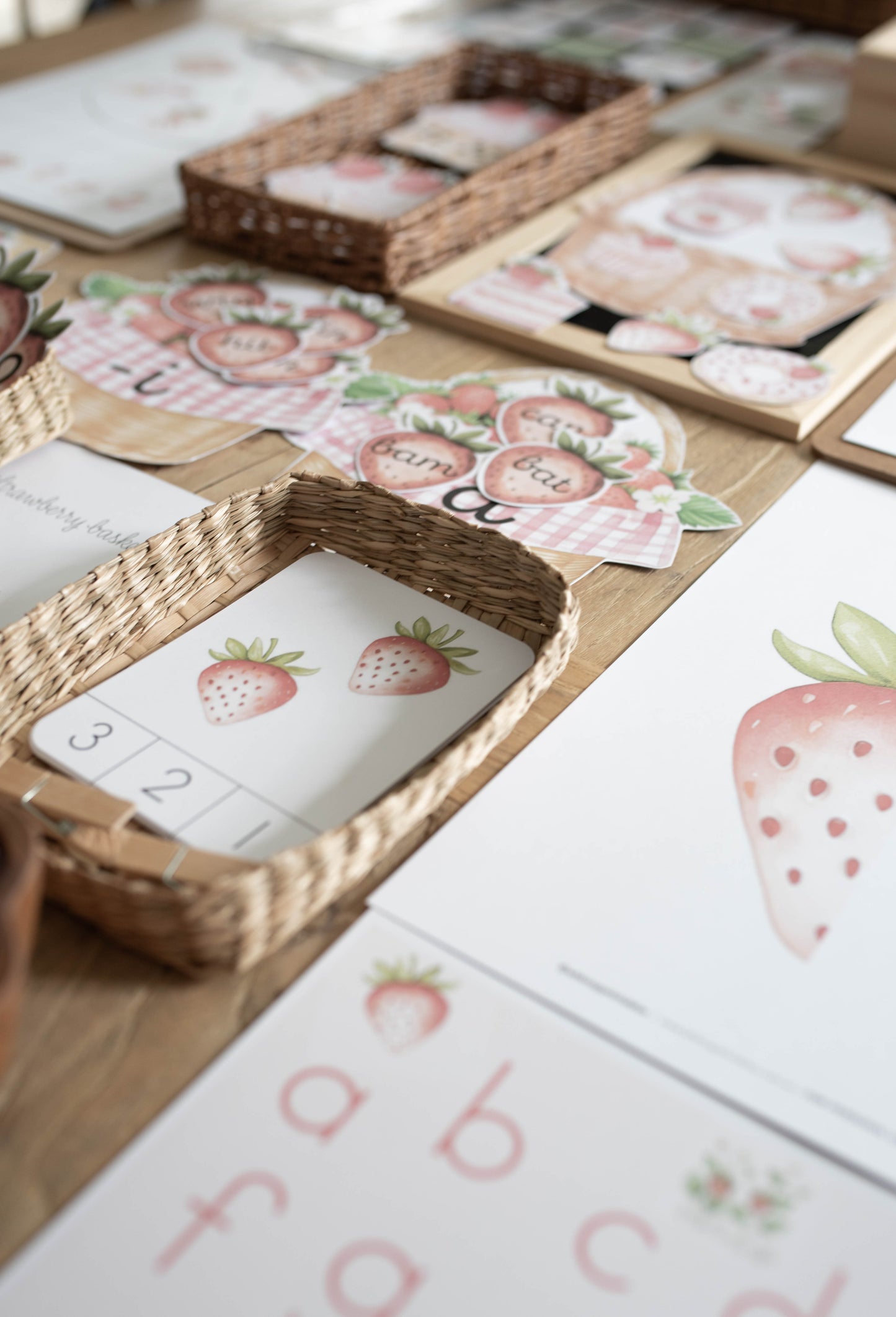 STRAWBERRY PATCH MORNING BASKET