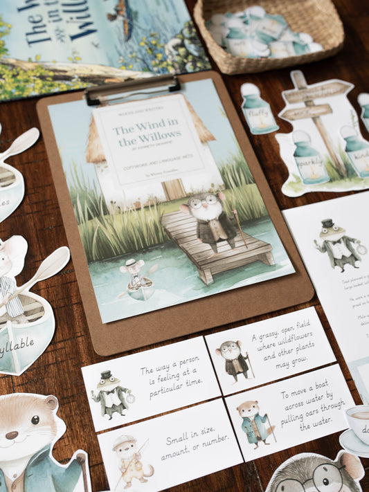 THE WIND IN THE WILLOWS CHARLOTTE MASON COPYWORK AND LANGUAGE ARTS PACK