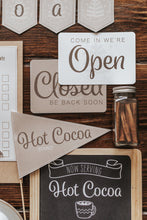 Load image into Gallery viewer, HOT COCOA STAND CHRISTMAS DRAMATIC PLAY SET