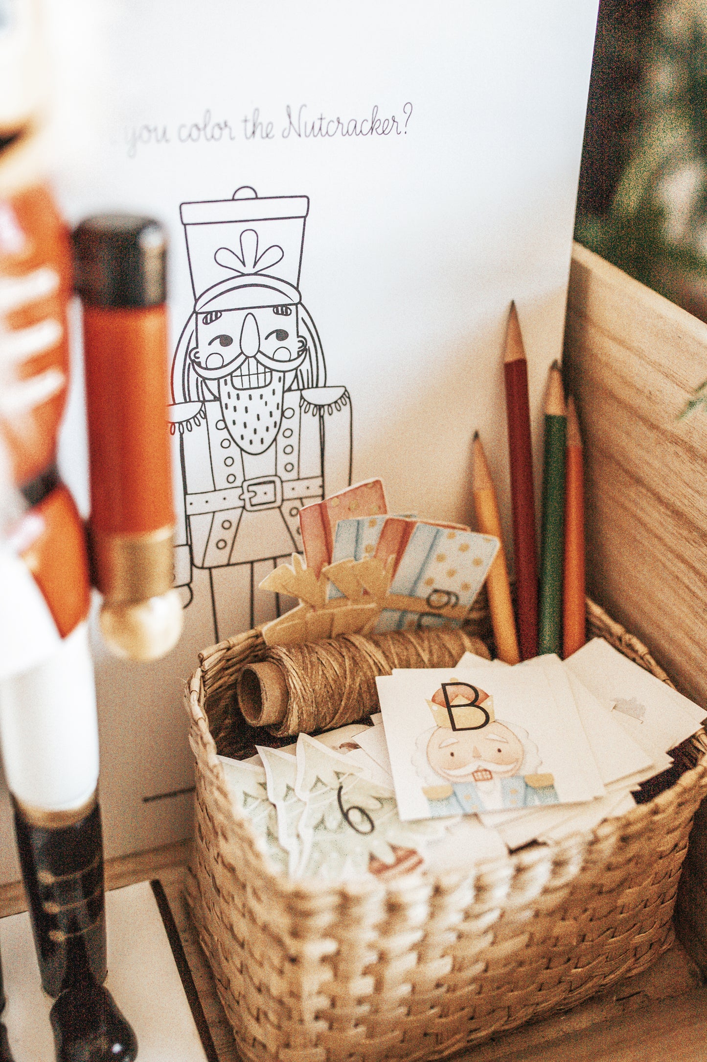 NUTCRACKER  CHRISTMAS MORNING BASKET