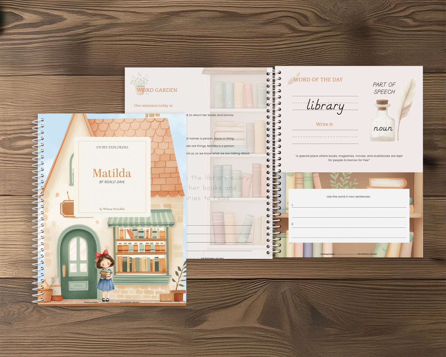 MATILDA INSPIRED BOOK COMPANION - STORY EXPLORERS