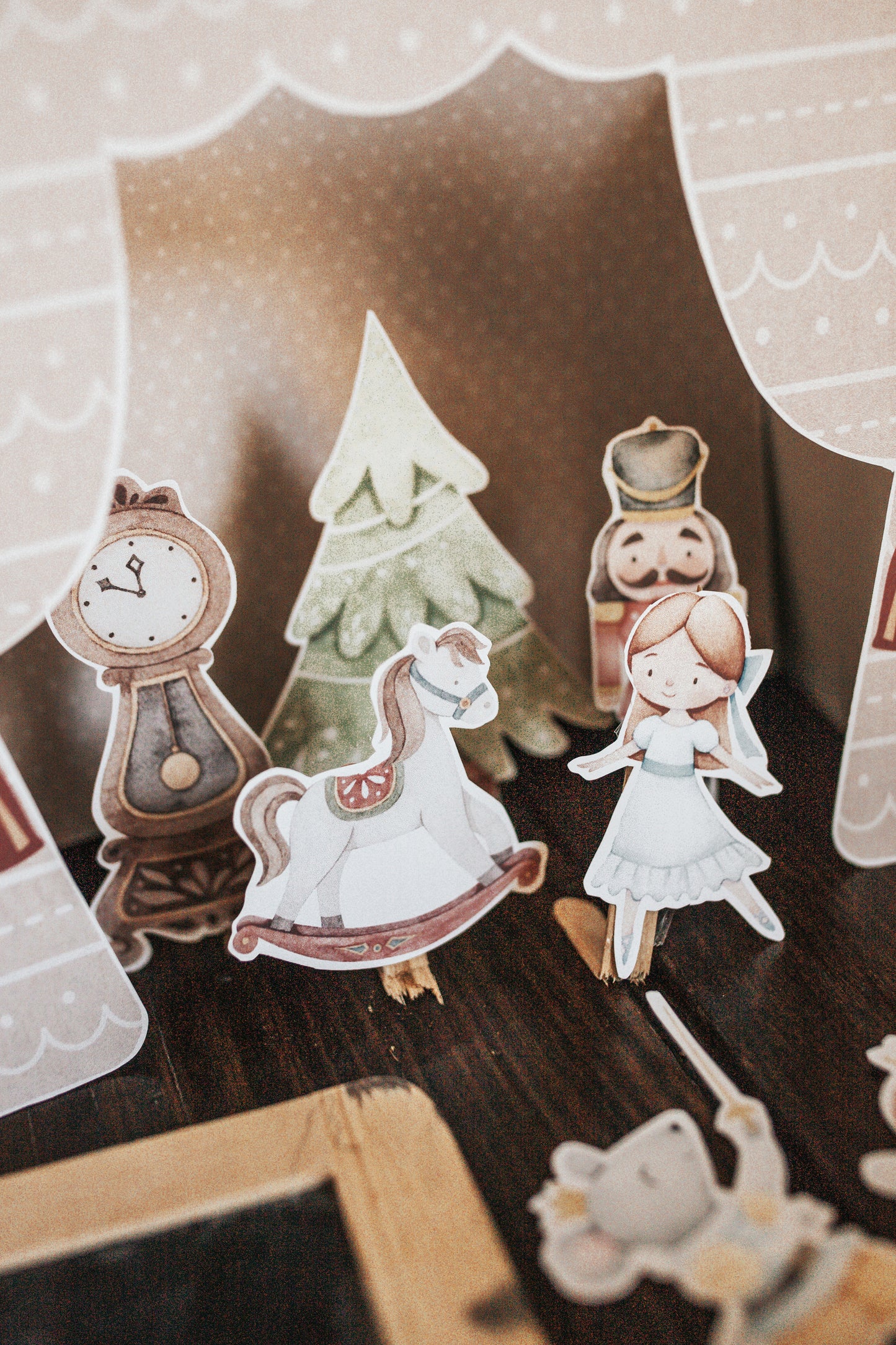 NUTCRACKER  CHRISTMAS MORNING BASKET