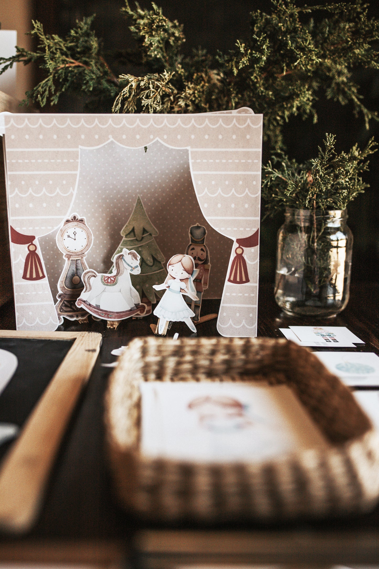 NUTCRACKER  CHRISTMAS MORNING BASKET