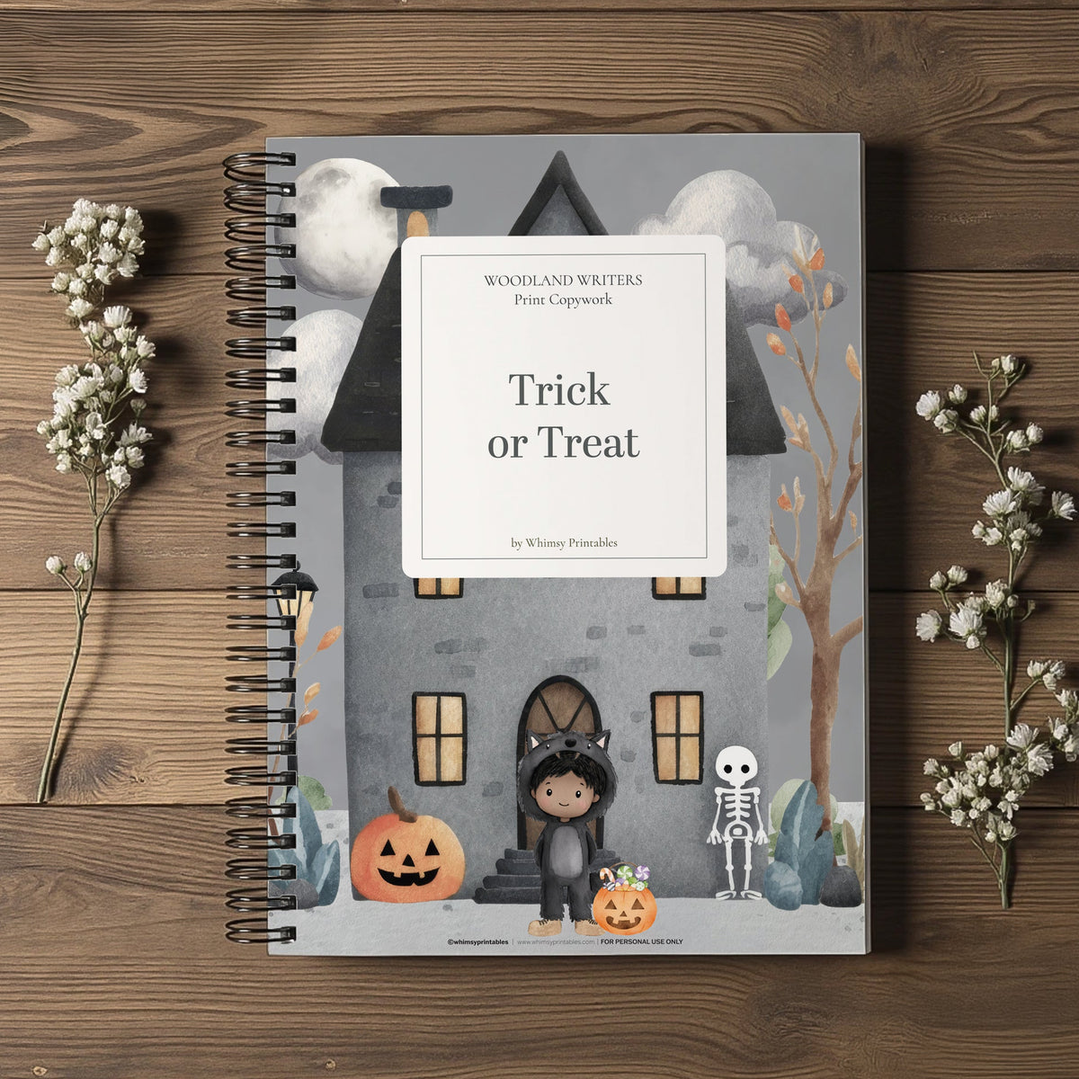 HALLOWEEN TRICK OR TREAT CHARLOTTE MASON COPYWORK BOOKLET