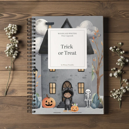 HALLOWEEN TRICK OR TREAT CHARLOTTE MASON COPYWORK BOOKLET