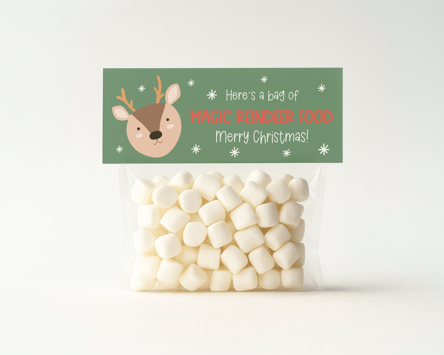 MAGIC REINDEER FOOD BAG TOPPER