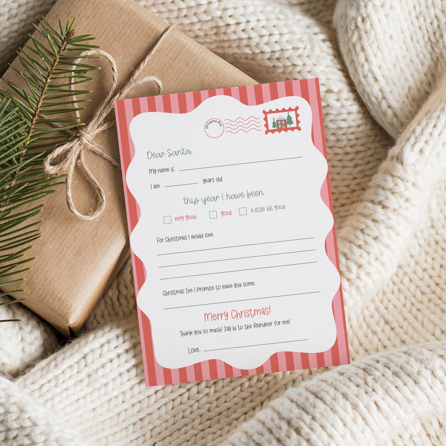 LETTER TO SANTA KIT