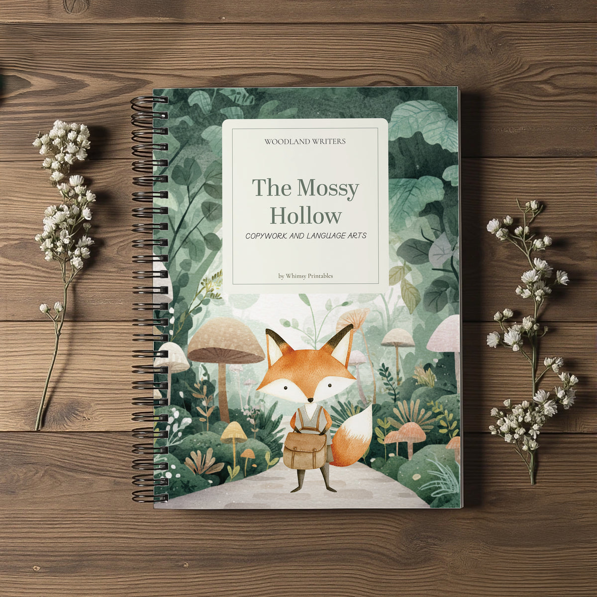 THE MOSSY HOLLOW COPYWORK & LANGUAGE ARTS PACK - WOODLAND WRITERS