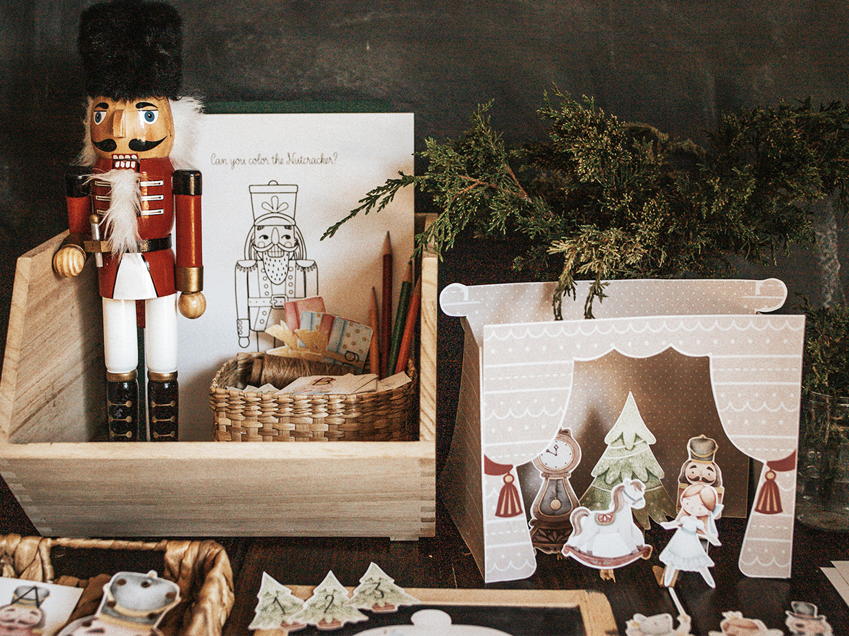 NUTCRACKER  CHRISTMAS MORNING BASKET