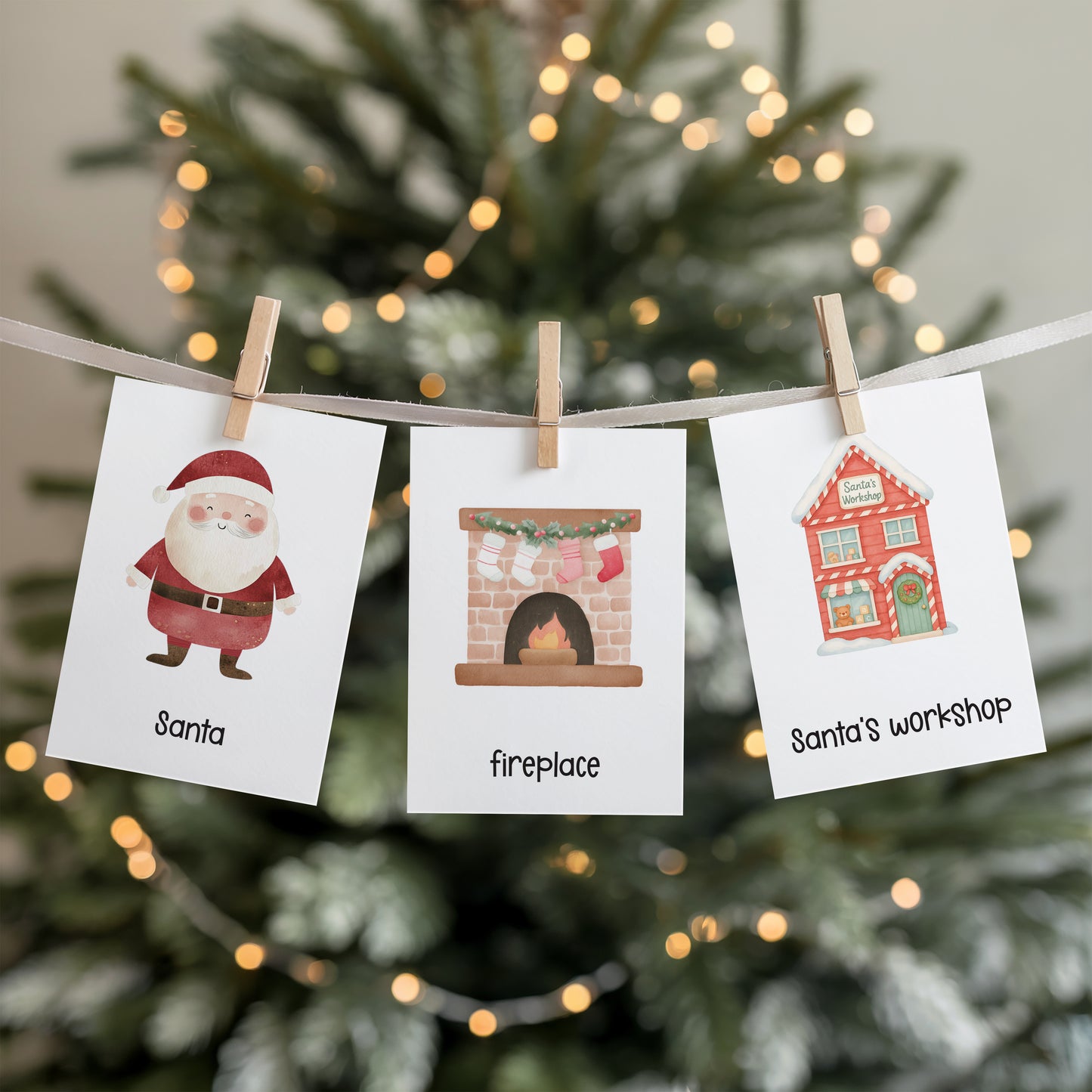 CHRISTMAS FLASH CARDS