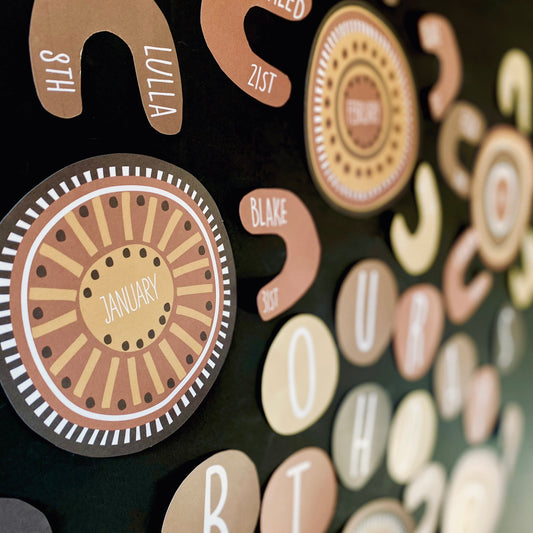 INDIGENOUS BIRTHDAY DISPLAY