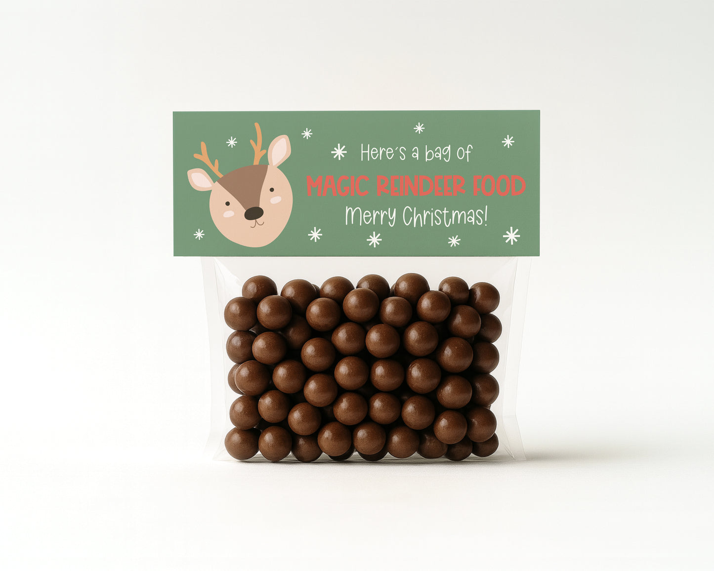 MAGIC REINDEER FOOD BAG TOPPER