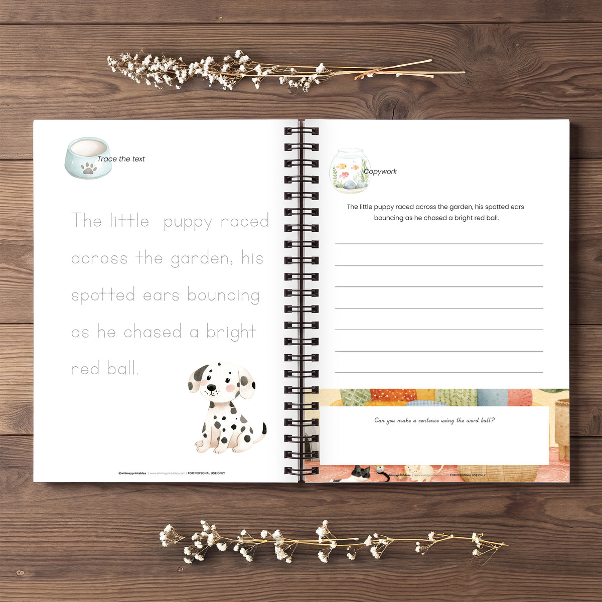 PETS CHARLOTTE MASON COPYWORK BOOKLET
