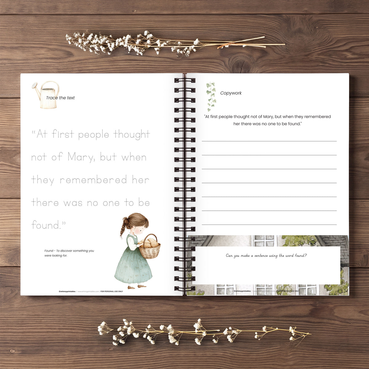 THE SECRET GARDEN CHARLOTTE MASON COPYWORK
