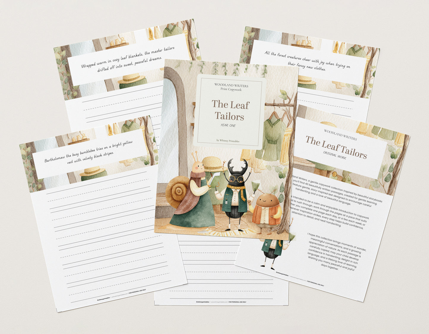 THE LEAF TAILORS CHARLOTTE MASON COPYWORK