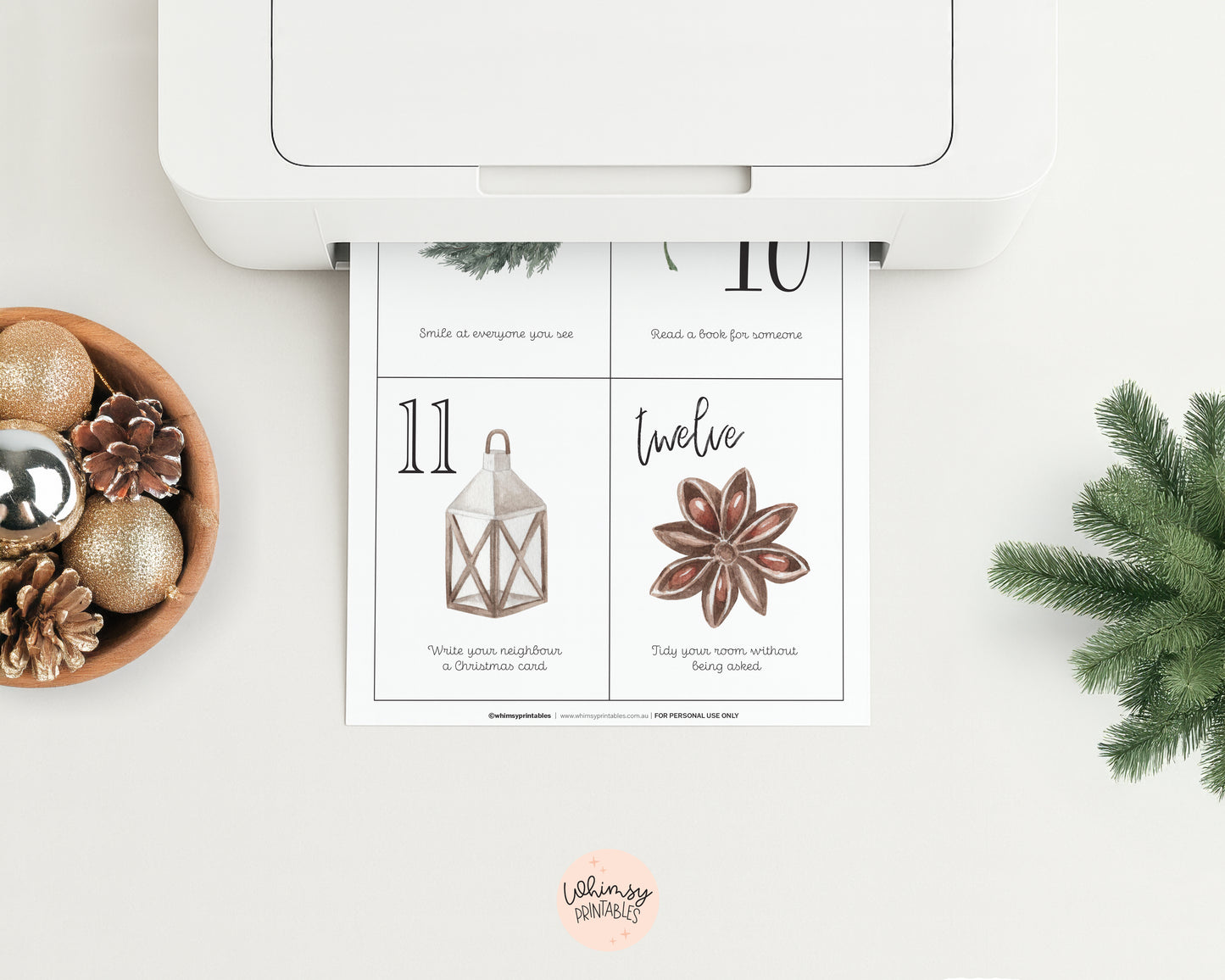 CHRISTMAS KINDNESS ADVENT CARDS