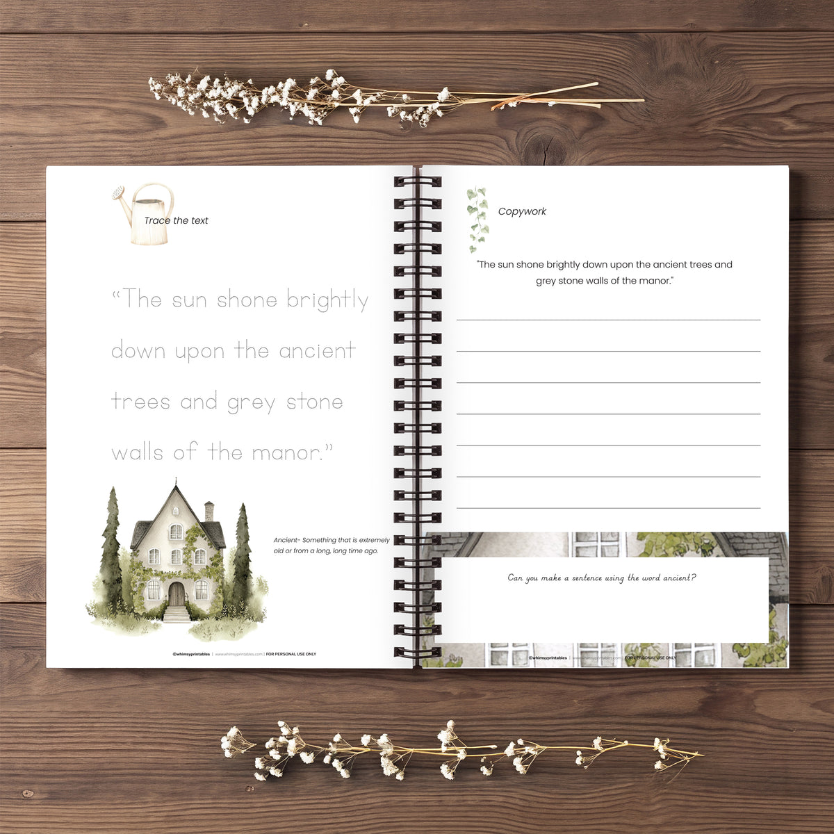 THE SECRET GARDEN CHARLOTTE MASON COPYWORK