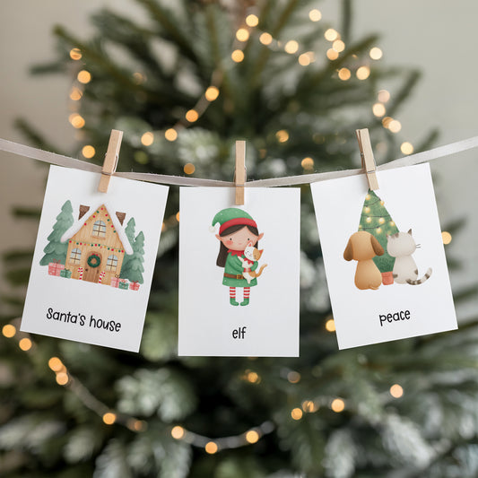 CHRISTMAS FLASH CARDS