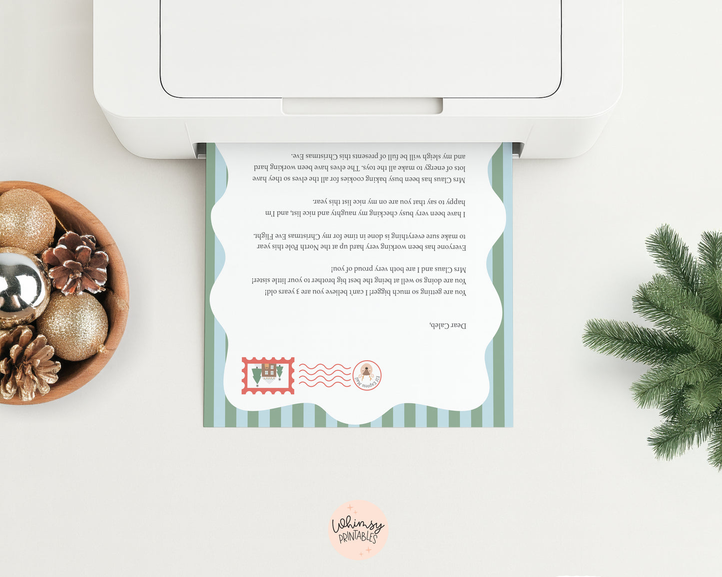 PERSONALISED LETTER FROM SANTA CLAUS