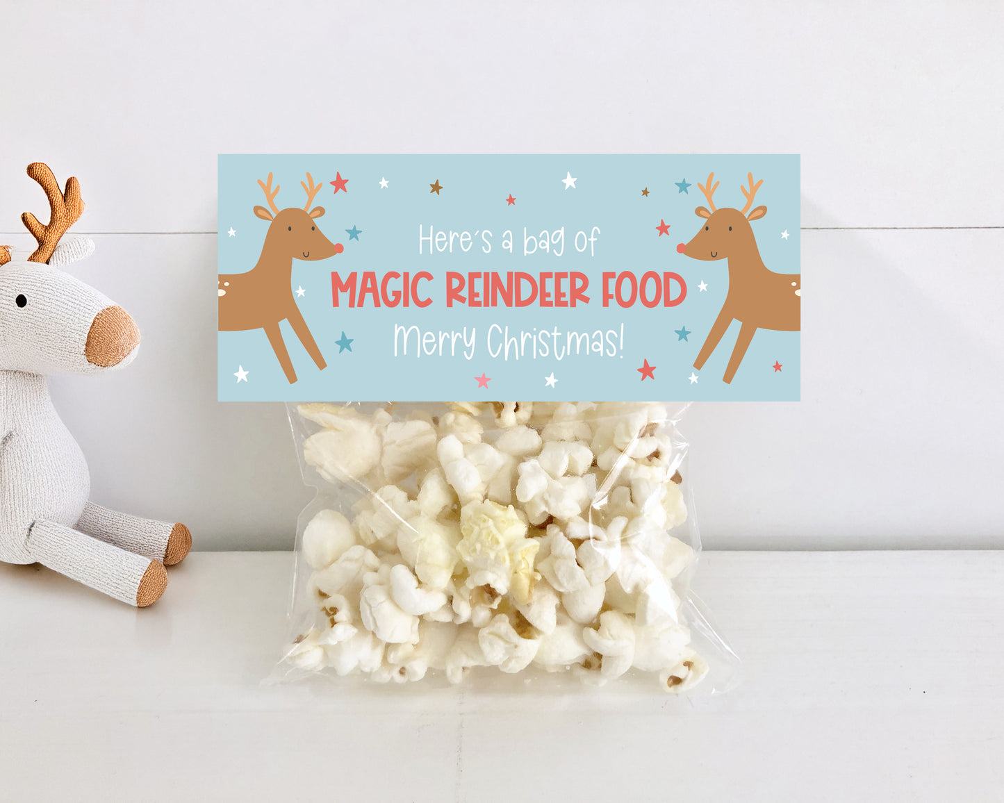 MAGIC REINDEER FOOD BAG TOPPER