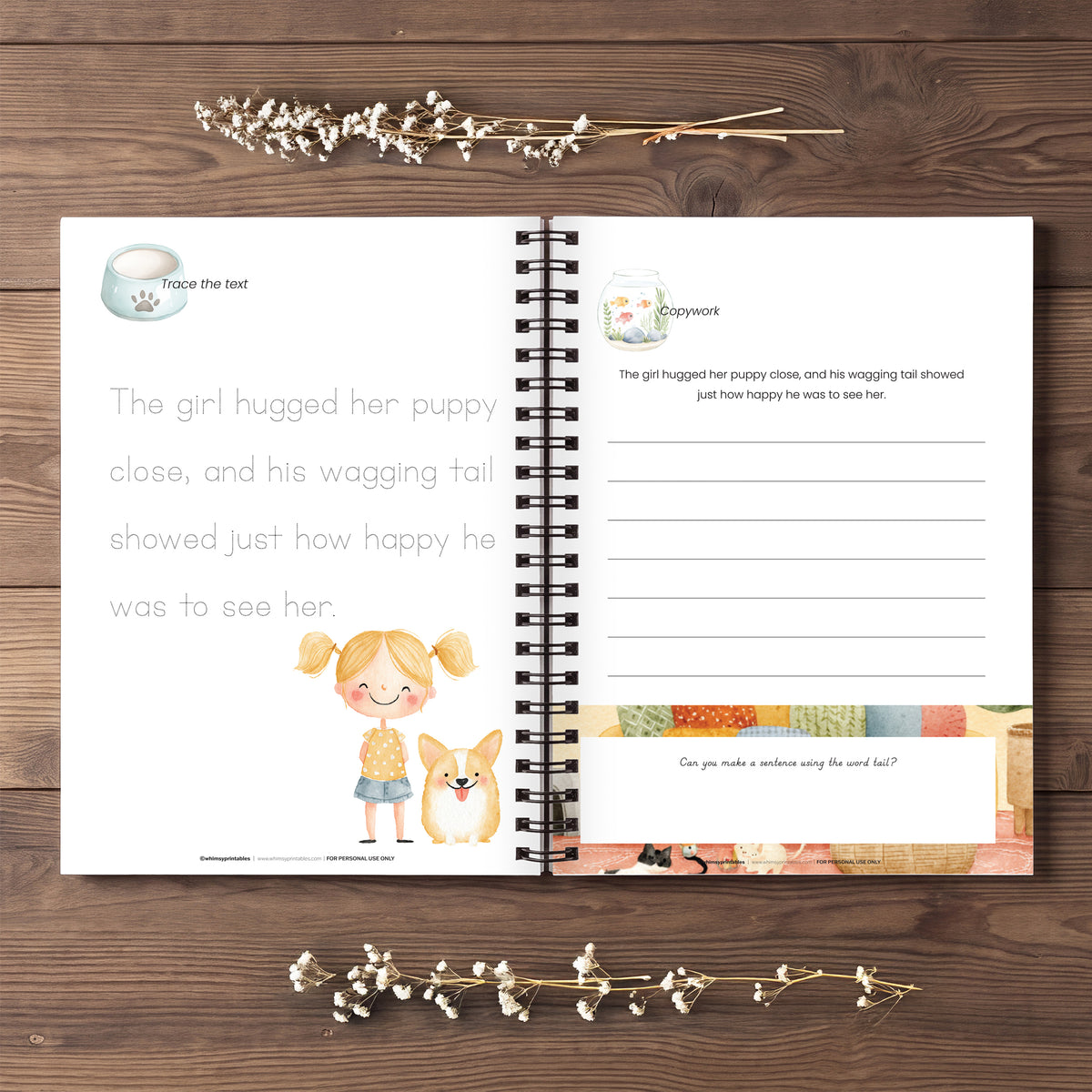 PETS CHARLOTTE MASON COPYWORK BOOKLET