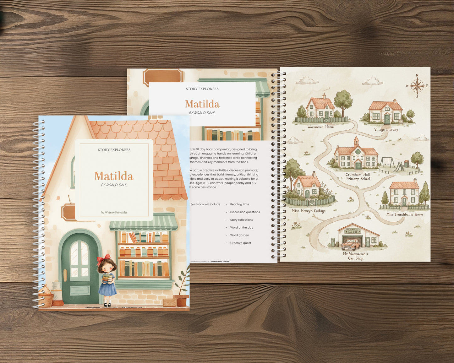MATILDA INSPIRED BOOK COMPANION - STORY EXPLORERS