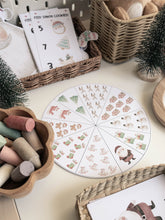 Load image into Gallery viewer, CHRISTMAS SANTA'S VILLAGE MORNING BASKET
