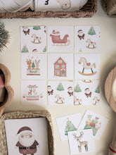 Load image into Gallery viewer, CHRISTMAS SANTA'S VILLAGE MORNING BASKET
