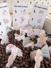 Load image into Gallery viewer, CHRISTMAS SANTA'S VILLAGE MORNING BASKET
