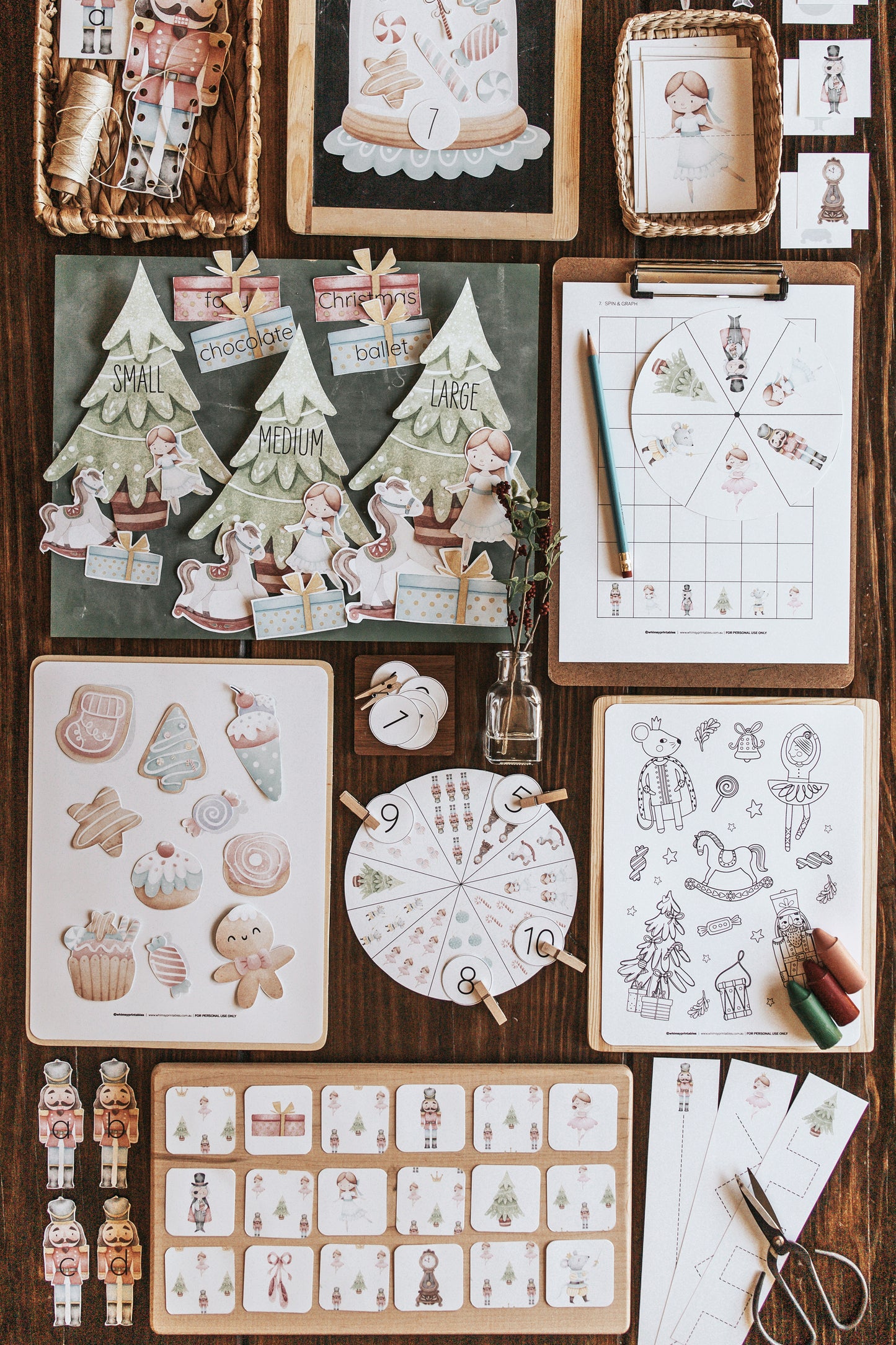 NUTCRACKER  CHRISTMAS MORNING BASKET