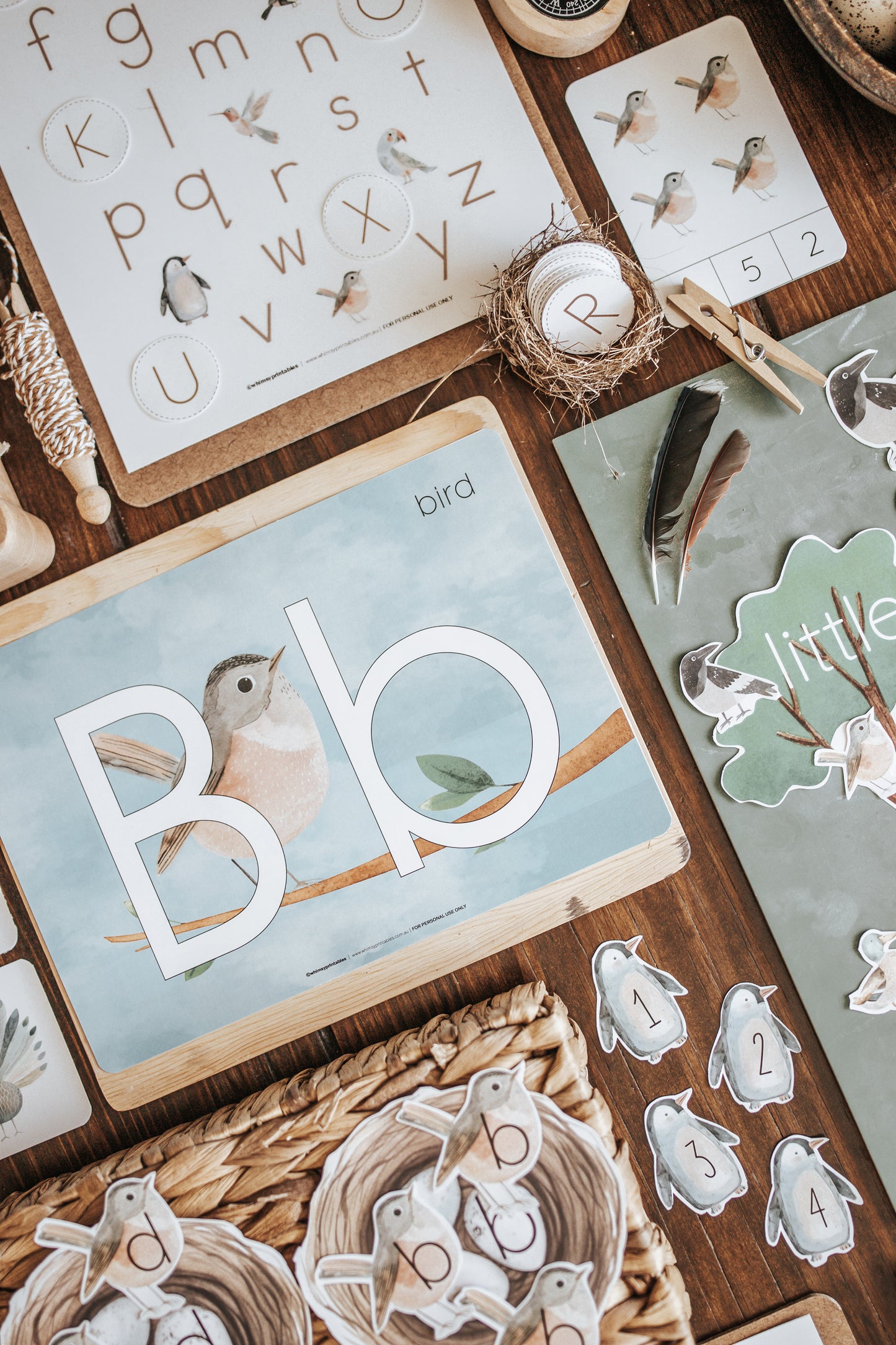 BIRDS MORNING BASKET