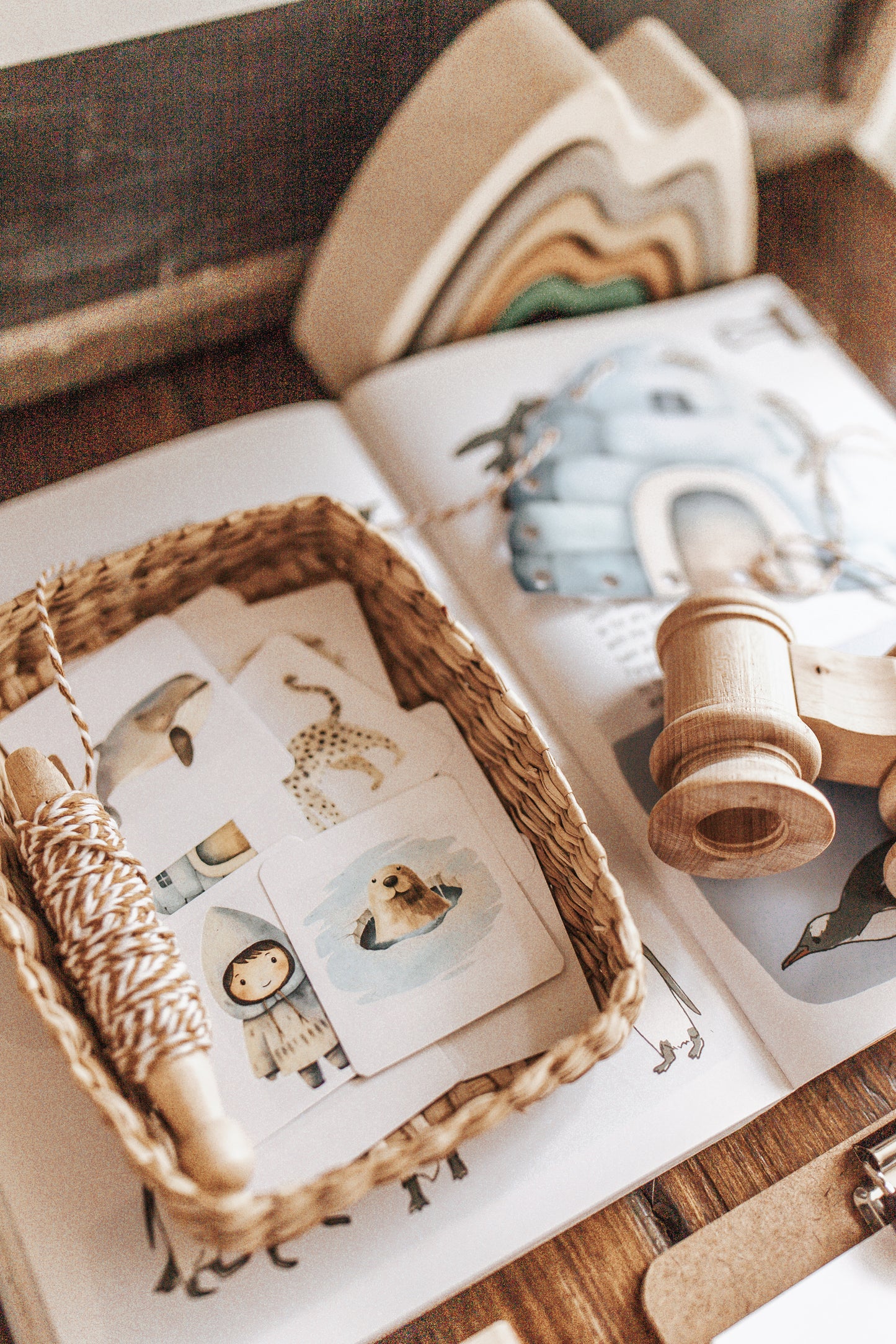 ARCTIC FRIENDS MORNING BASKET