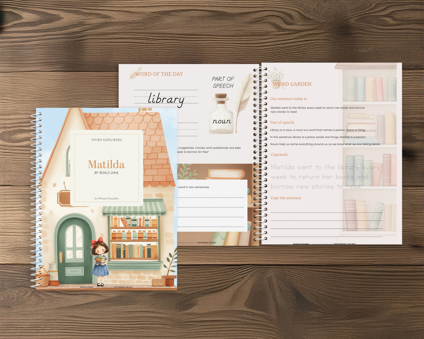 MATILDA INSPIRED BOOK COMPANION - STORY EXPLORERS