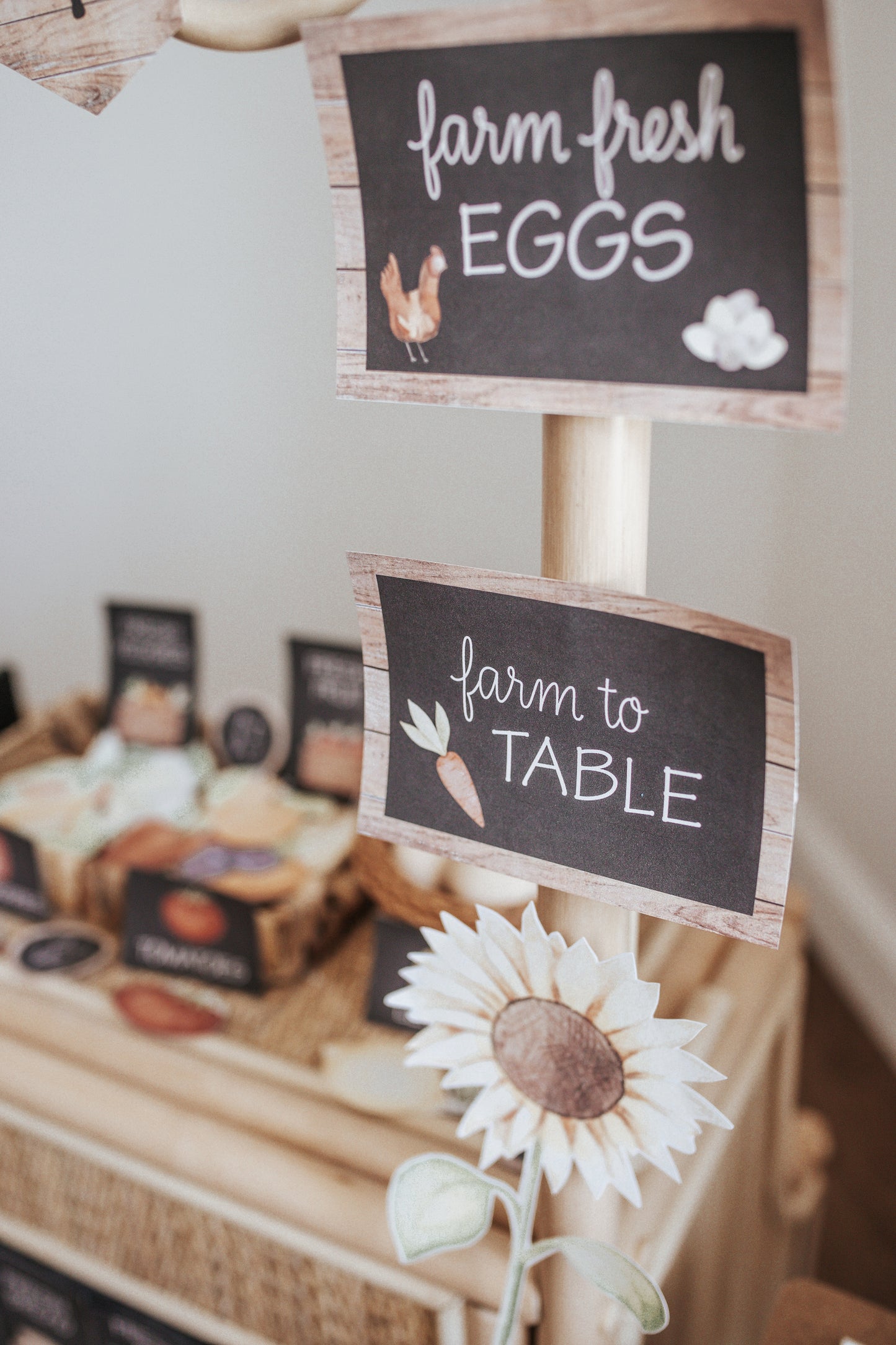 FARMERS MARKET DRAMATIC PLAY SET