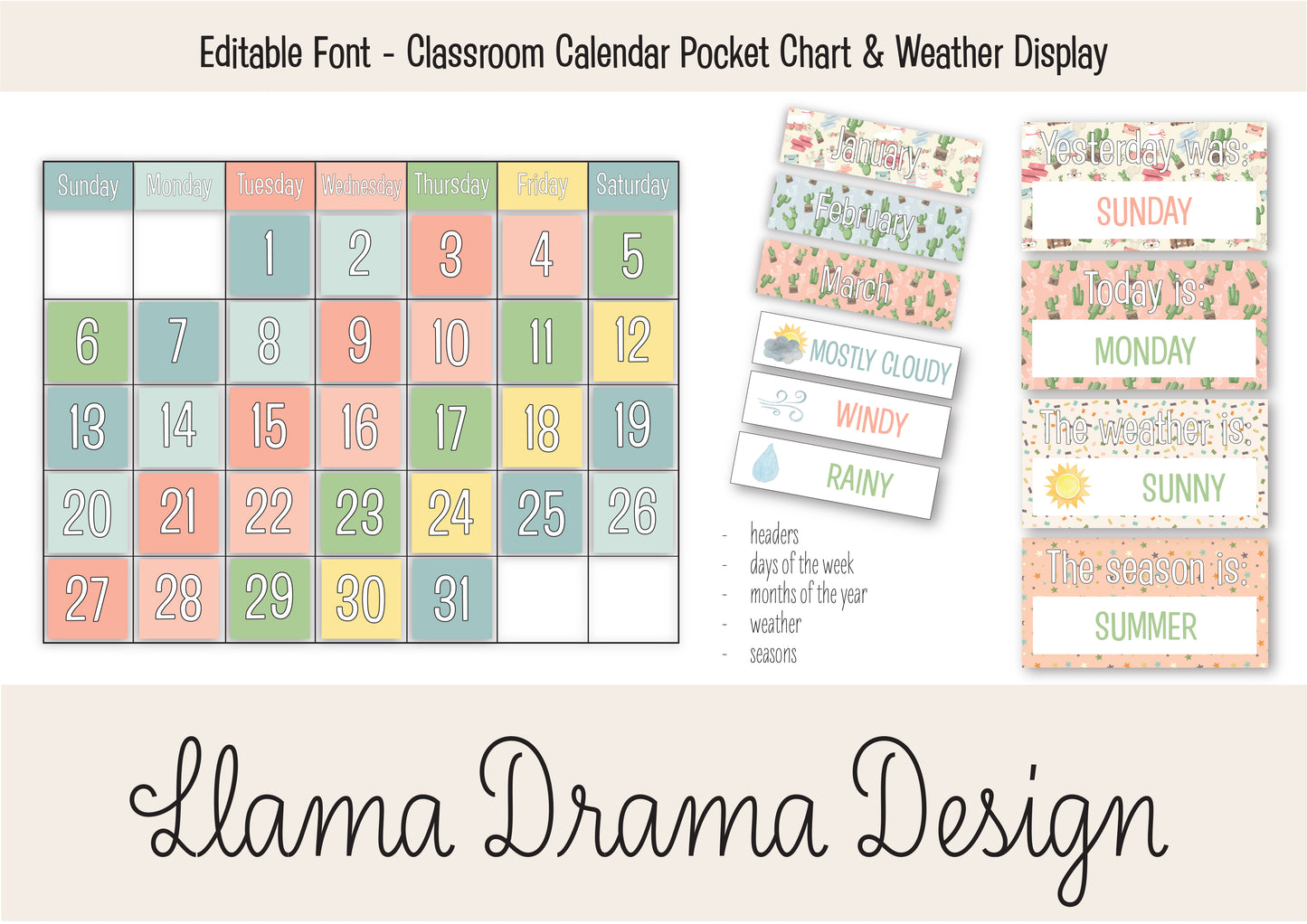DRAMA LLAMA CLASSROOM BUNDLE