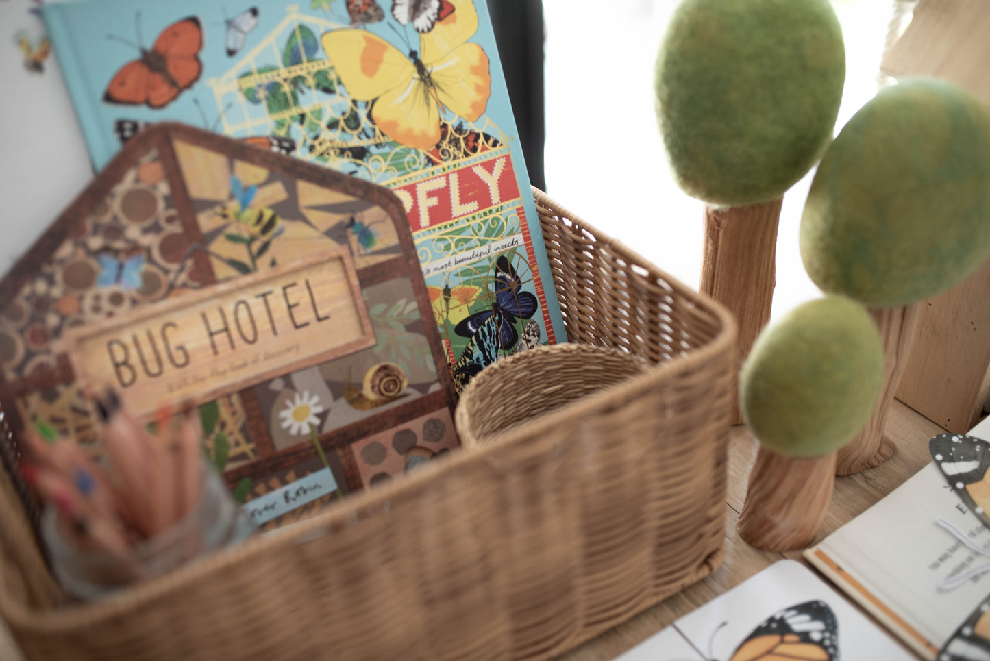 BUTTERFLY MORNING BASKET