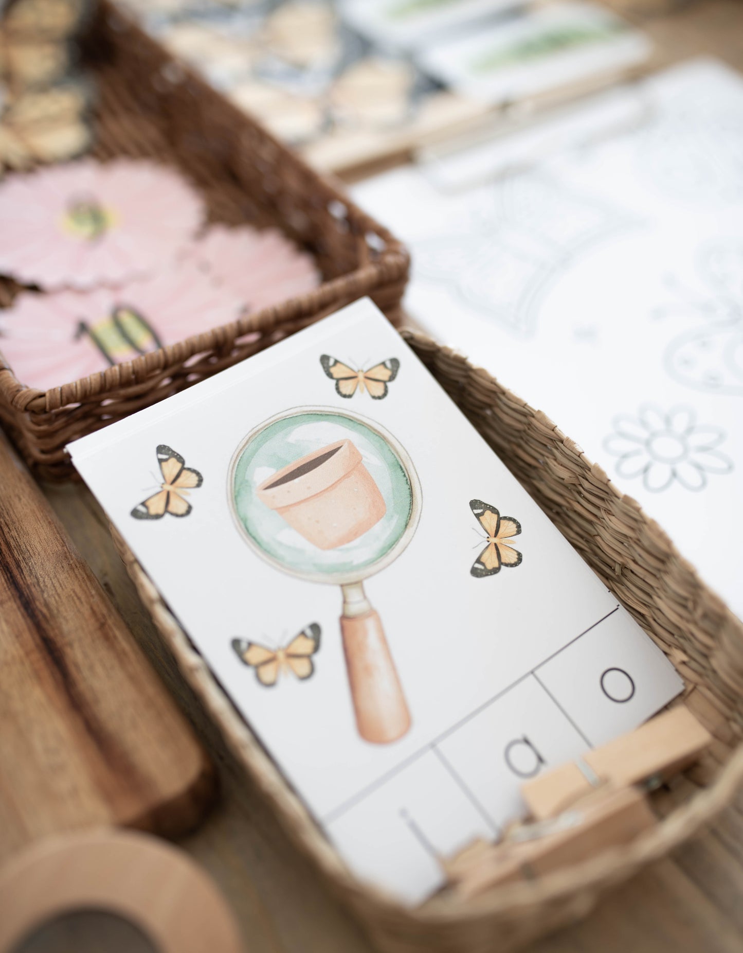 BUTTERFLY MORNING BASKET