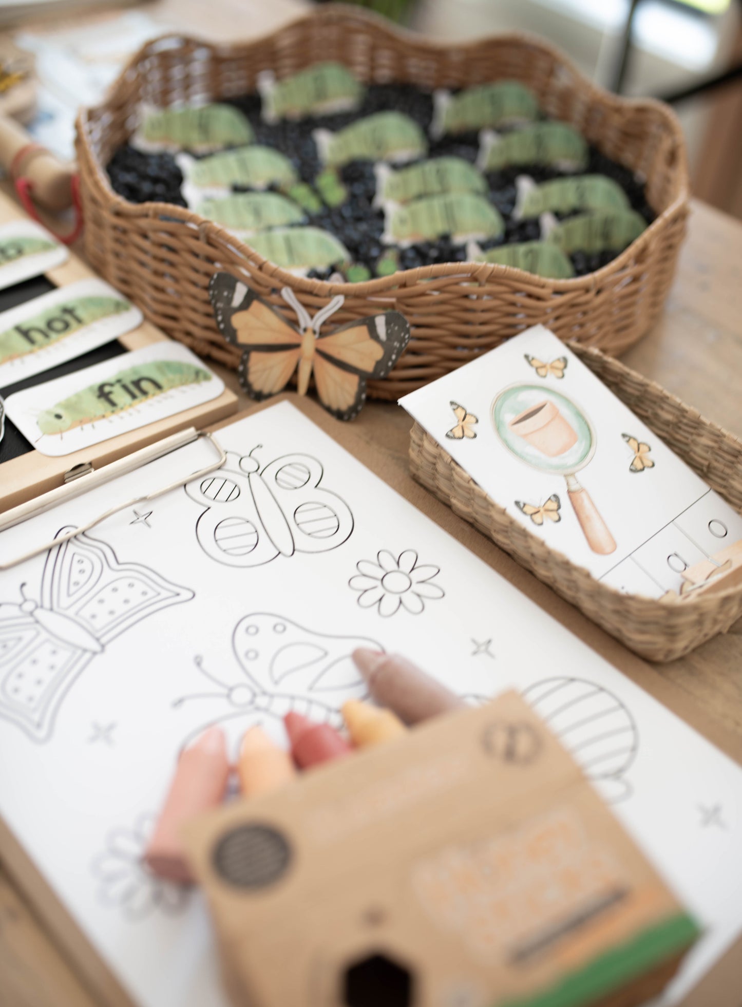 BUTTERFLY MORNING BASKET