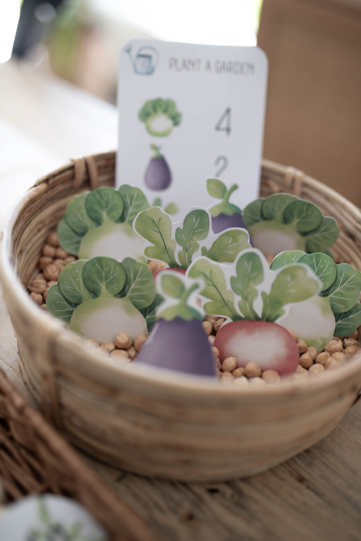 GARDENING MORNING BASKET