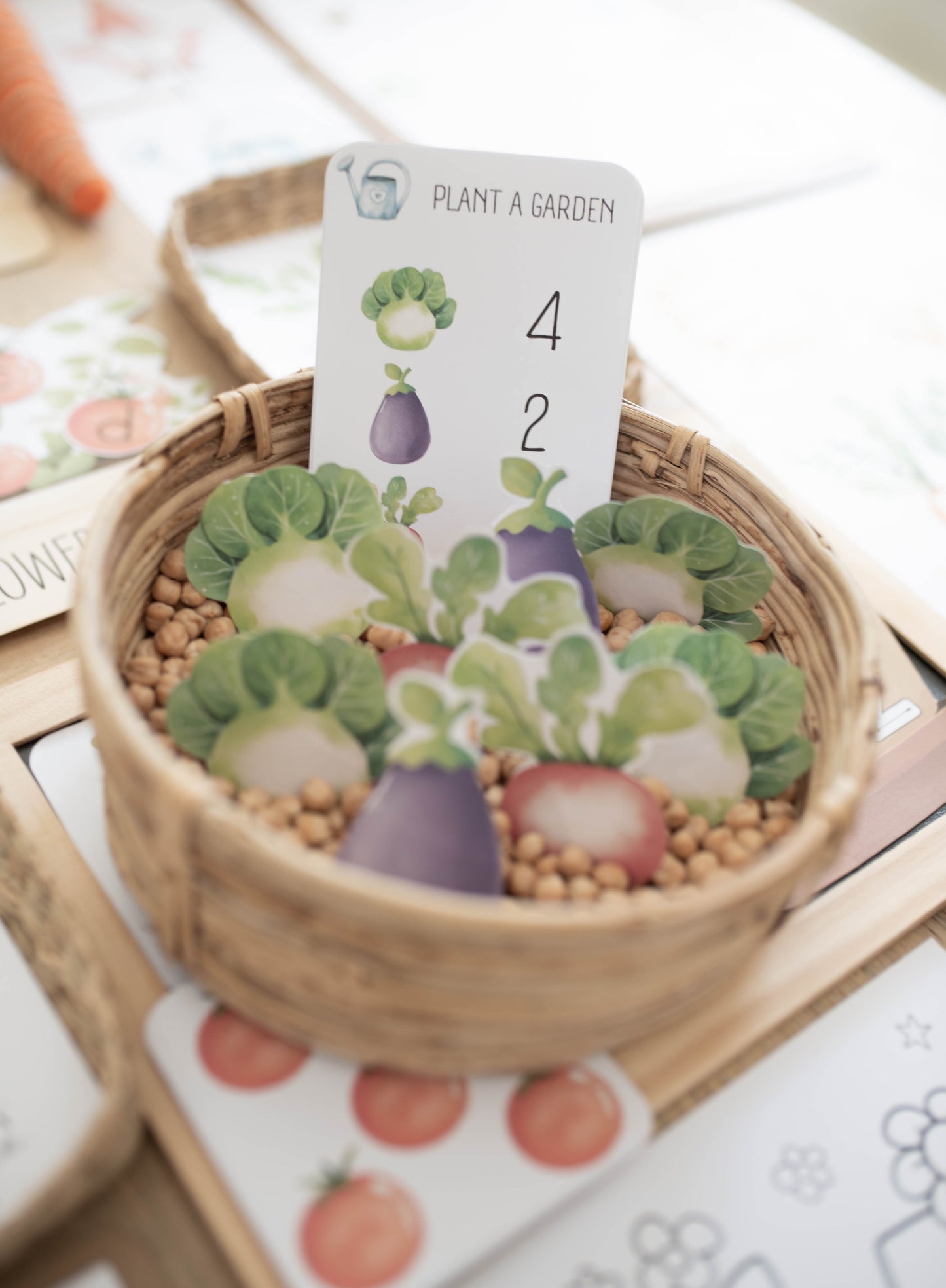 GARDENING MORNING BASKET