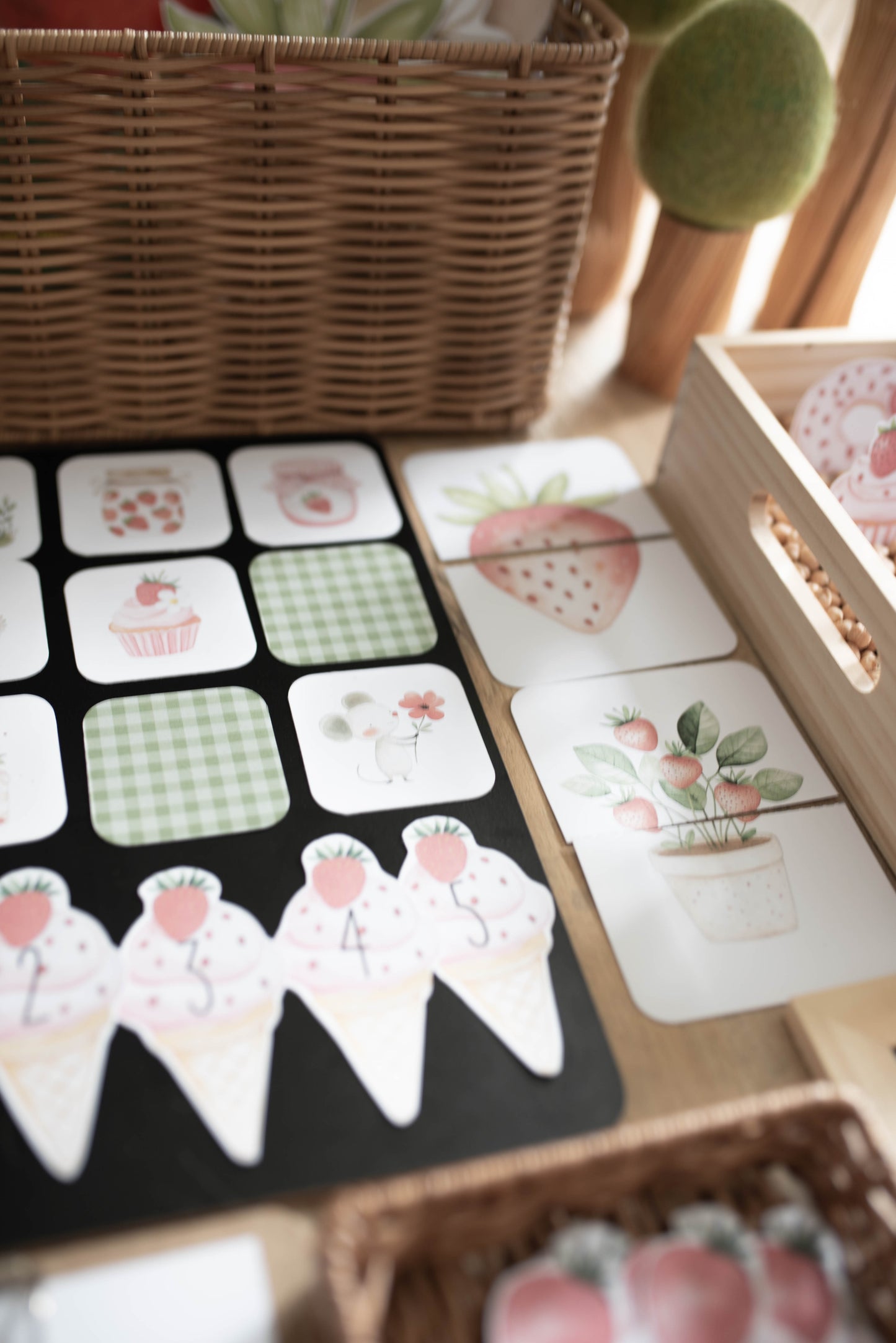 STRAWBERRY PATCH MORNING BASKET