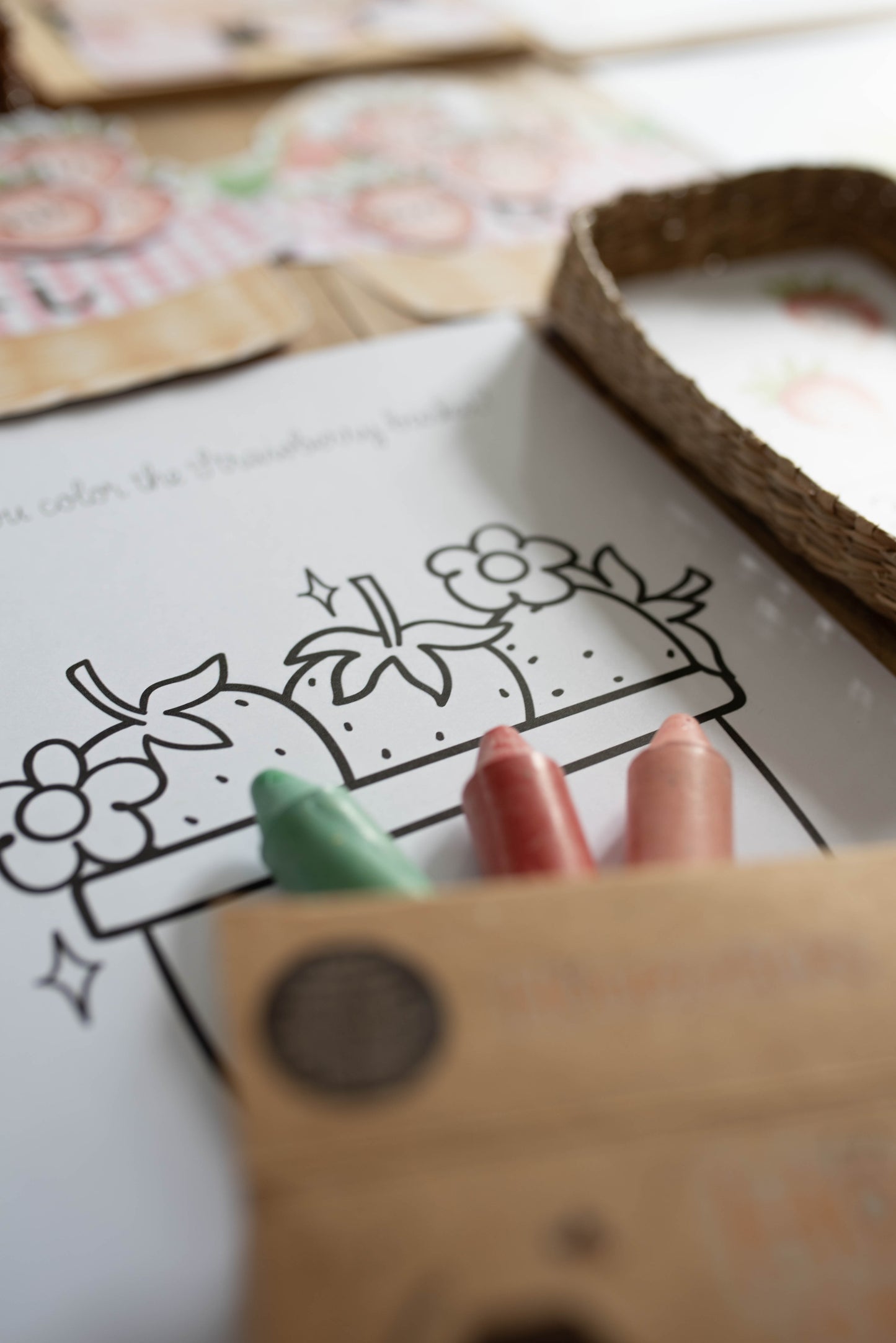 STRAWBERRY PATCH MORNING BASKET