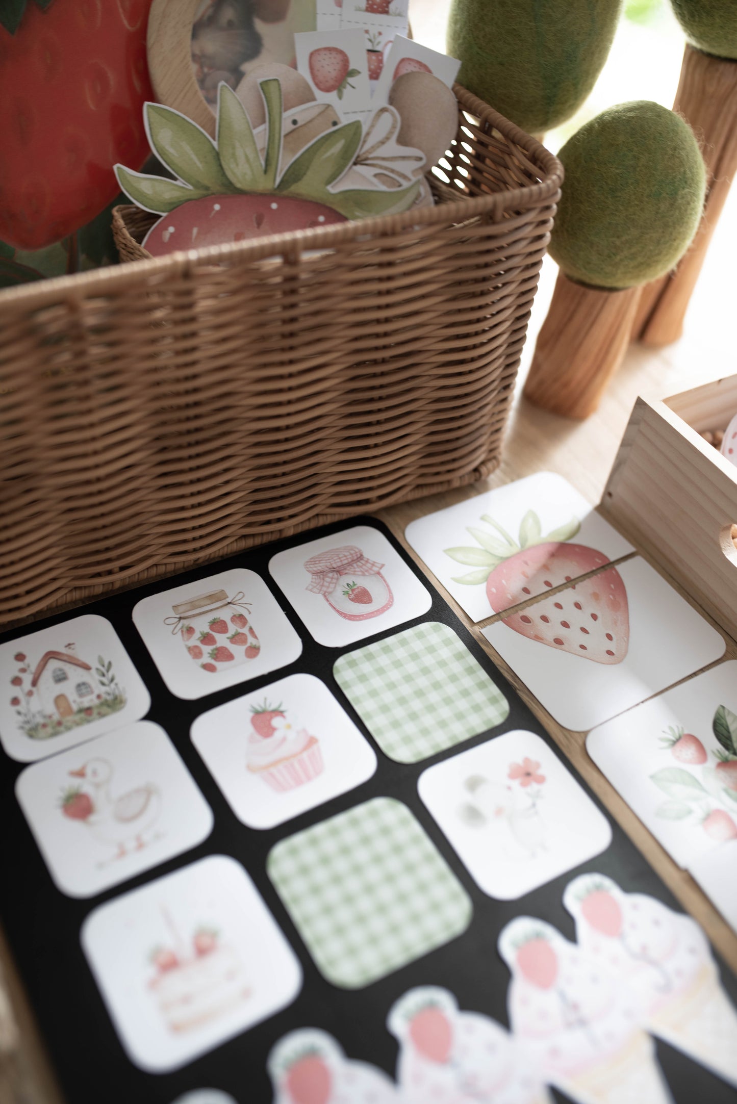 STRAWBERRY PATCH MORNING BASKET